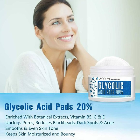 Acolye Glycolic Acid 20% Exfoliating Pads total of 55 - Picture 7 of 10